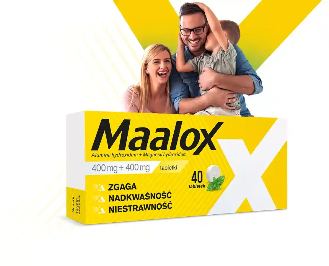 Maalox przeznaczony dla dorosłych i dzieci