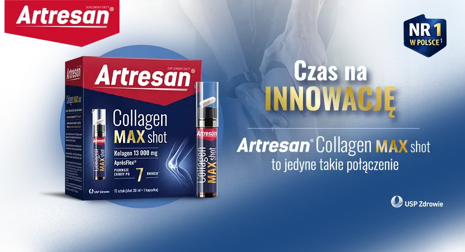 Czas na innowację Artresan Collagen MAX shot