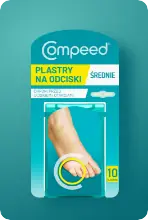 COMPEED plastry na pęcherze na piętach, średnie, 5 szt - opakowanie produktu