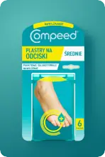COMPEED plastry na odciski nawilżające, średnie, 6 szt - opakowanie produktu