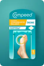 COMPEED plastry na zwyrodnienia kostne (halluksy), średnie, 5 szt - opakowanie produktu