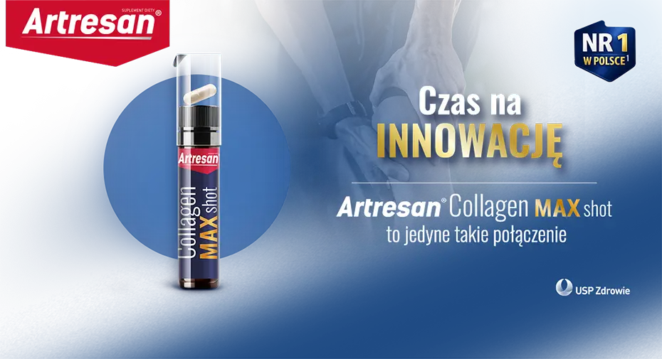 Czas na innowację Artresan Collagen MAX shot