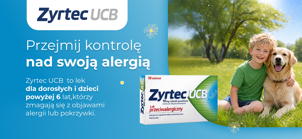 Zyrtec UCB - ciesz się pełnią życia bez objawów alergii