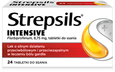 Opakowanie Strepsils Intensive