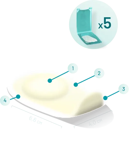 COMPEED plastry sportowe na pęcherze na podeszwie, na podeszwę, 5szt - grafika prezentująca produkt