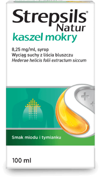 Opakowanie Strepsils Natur kaszel mokry