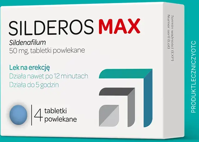 Opakowanie Silderos Max — produkt leczniczy OTC