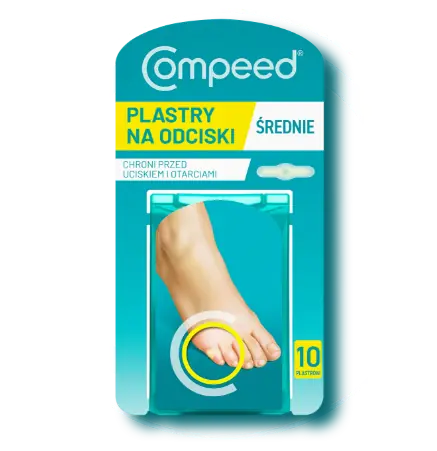 COMPEED plastry na odciski, średnie, 10 szt - grafika prezentująca produkt