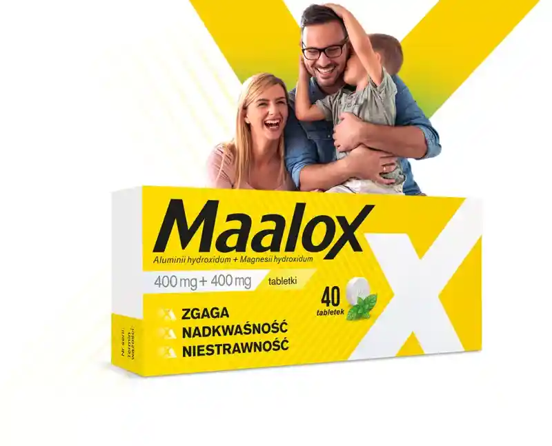 Maalox przeznaczony dla dorosłych i dzieci