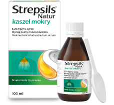 Opakowanie Strepsils Natur kaszel mokry