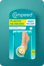 COMPEED plastry na odciski,między palcami, 10 szt - opakowanie produktu