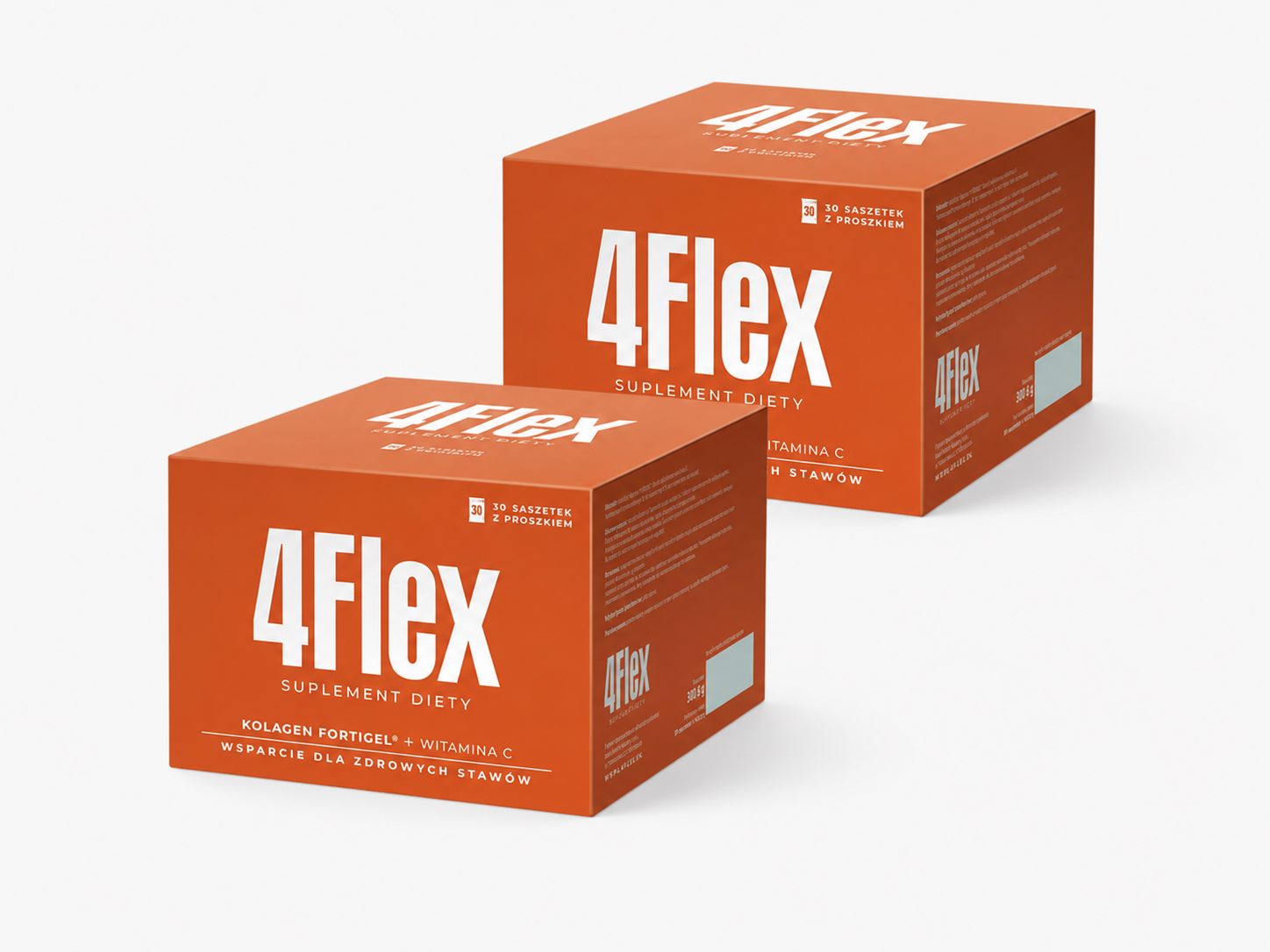 4 Flex, kolagen fortigel + witamina C, saszetki, 2 x 30 sztuk zdjęcie
