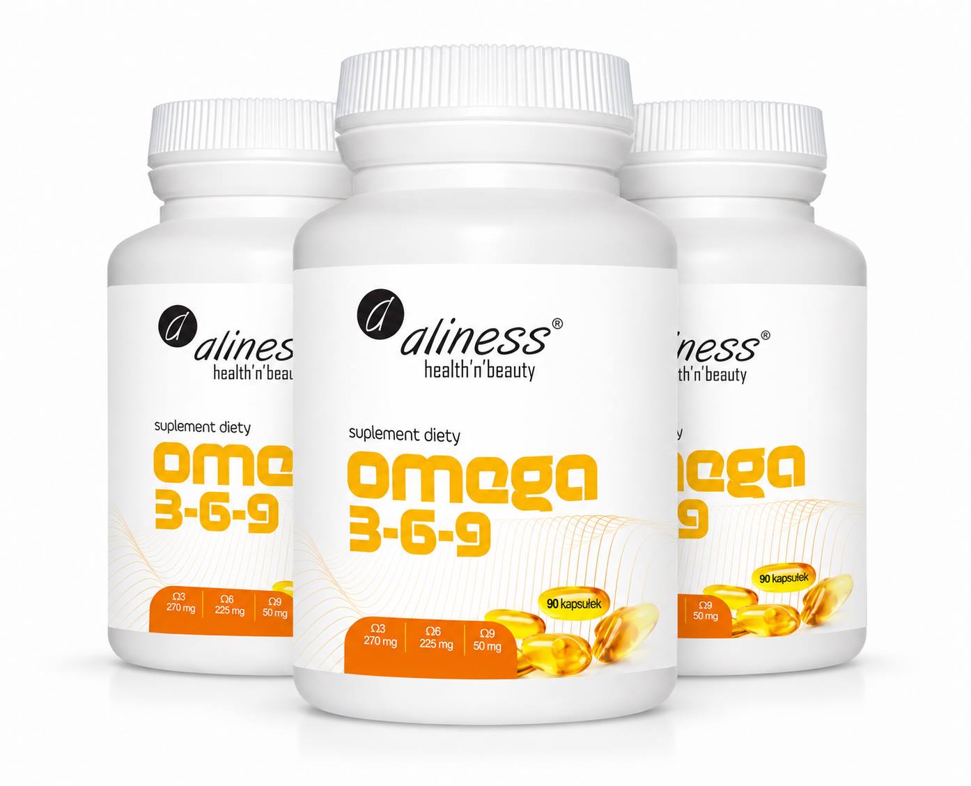 Aliness Omega 3-6-9, 3 x 90 kapsułek zdjęcie