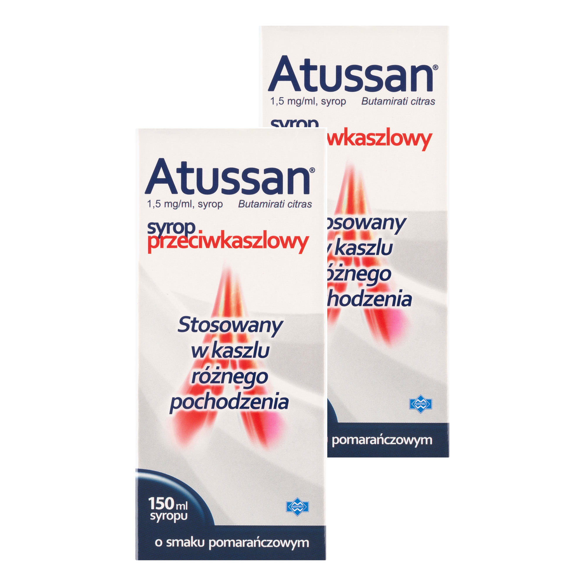 ATUSSAN Syrop przeciwkaszlowy - 2 x 150 ml zdjęcie
