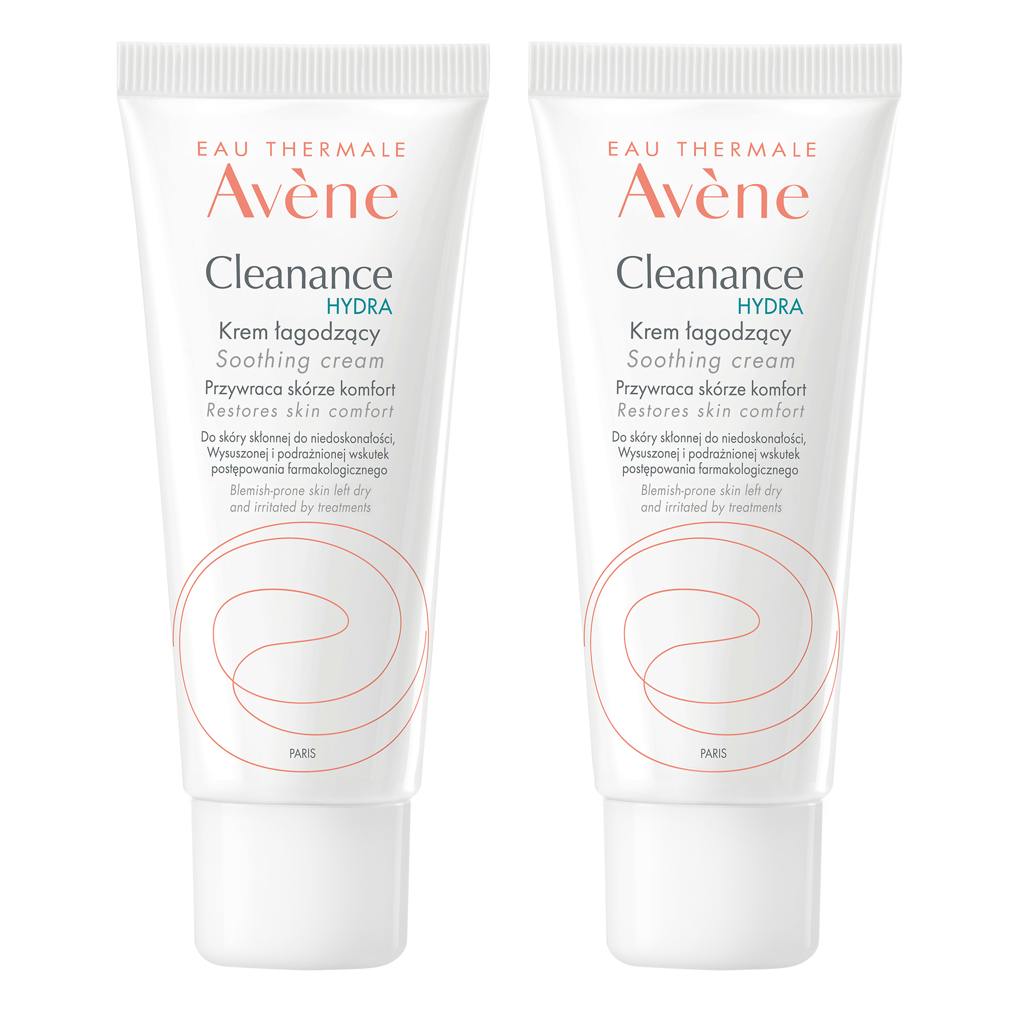 Avene Cleanance Hydra, krem łagodzący, 2 x 40 ml zdjęcie
