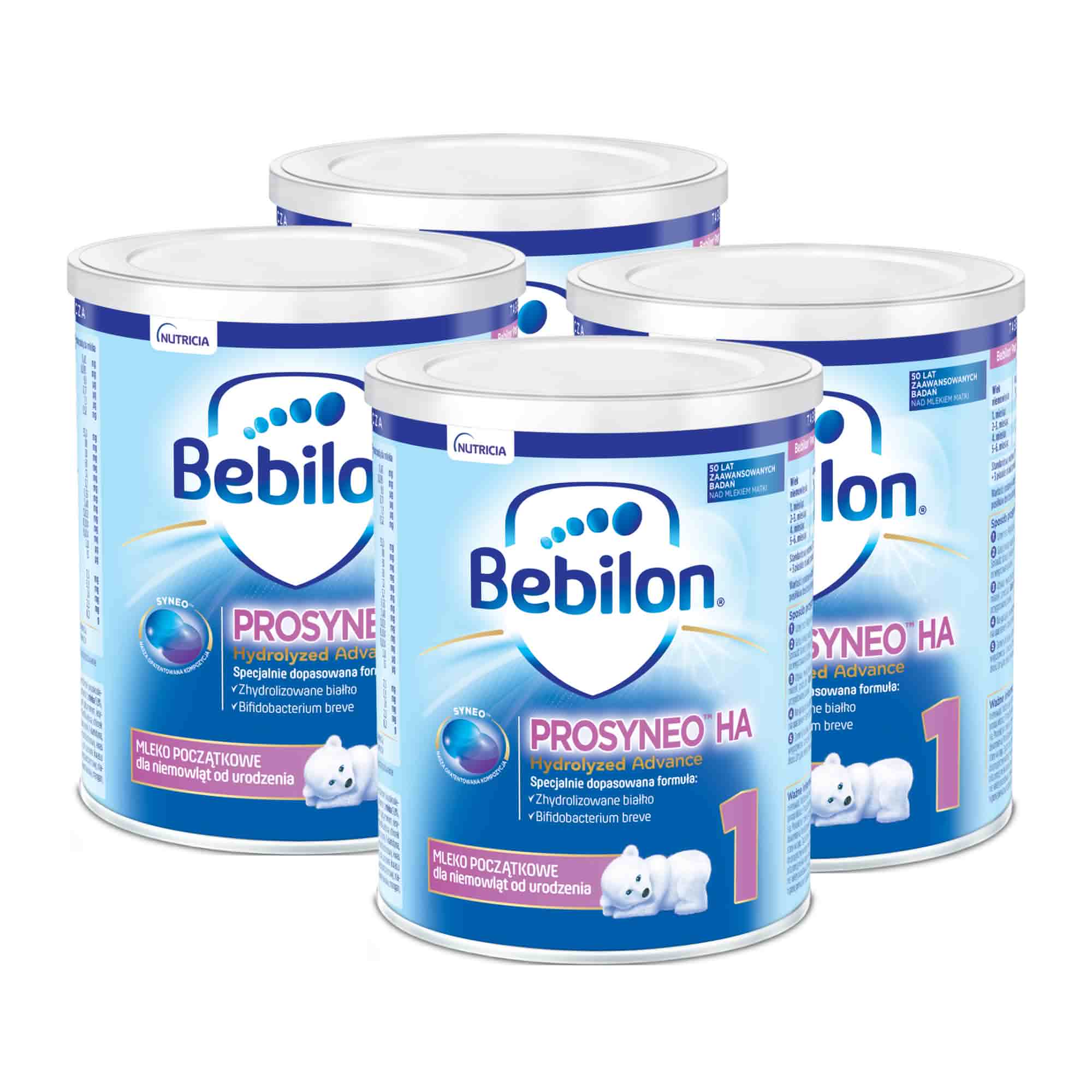 Bebilon Prosyneo HA 1, mleko początkowe dla niemowląt od urodzenia, 4 x 400 g zdjęcie