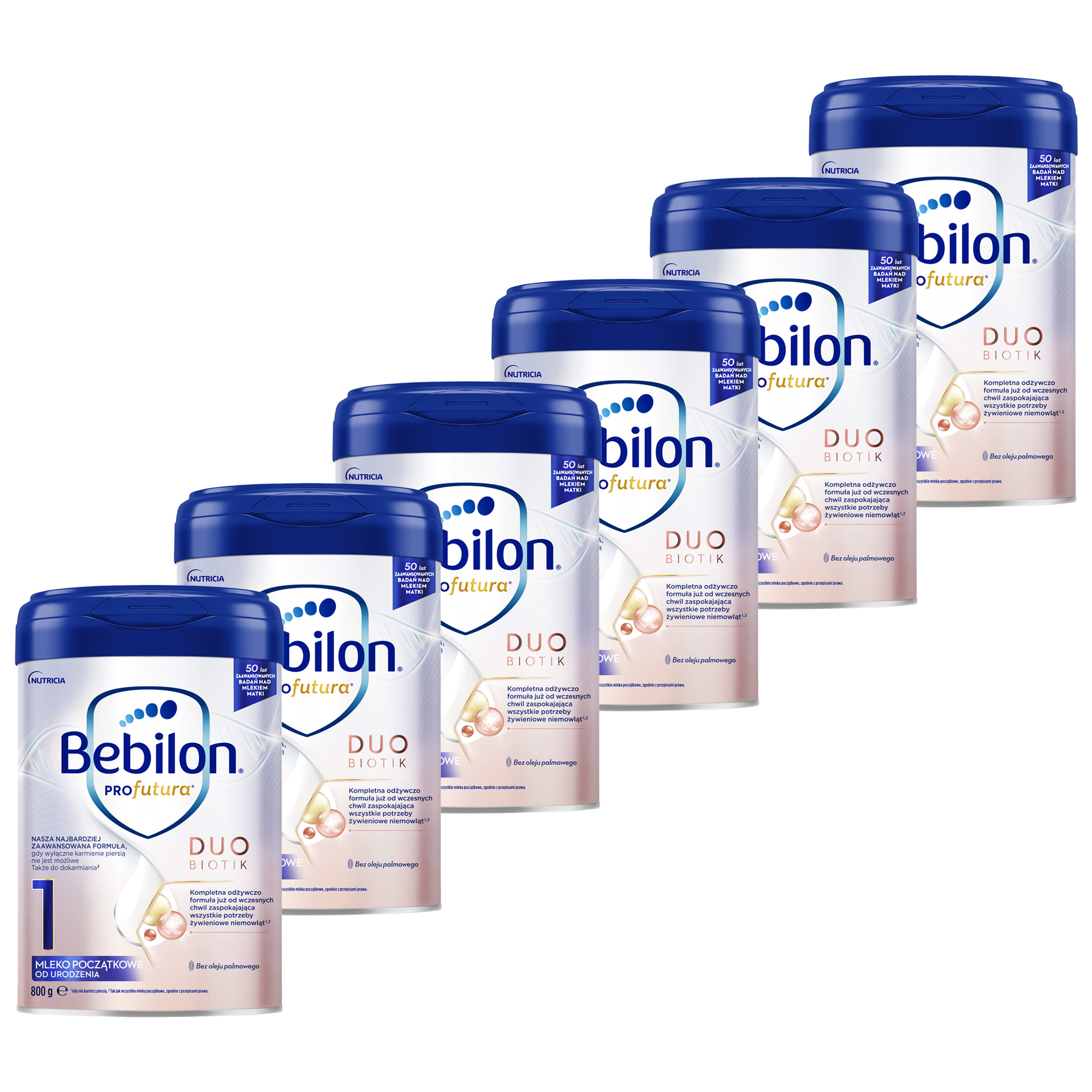 Bebilon PROfutura DUOBIOTIK 1 Mleko początkowe od urodzenia, proszek, 6 x 800 g zdjęcie