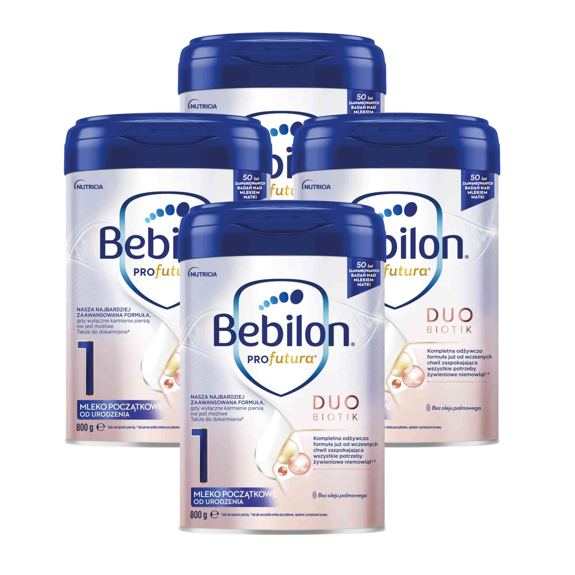 Bebilon PROfutura DUOBIOTIK 1 Mleko początkowe od urodzenia, proszek, 4 x 800 g zdjęcie