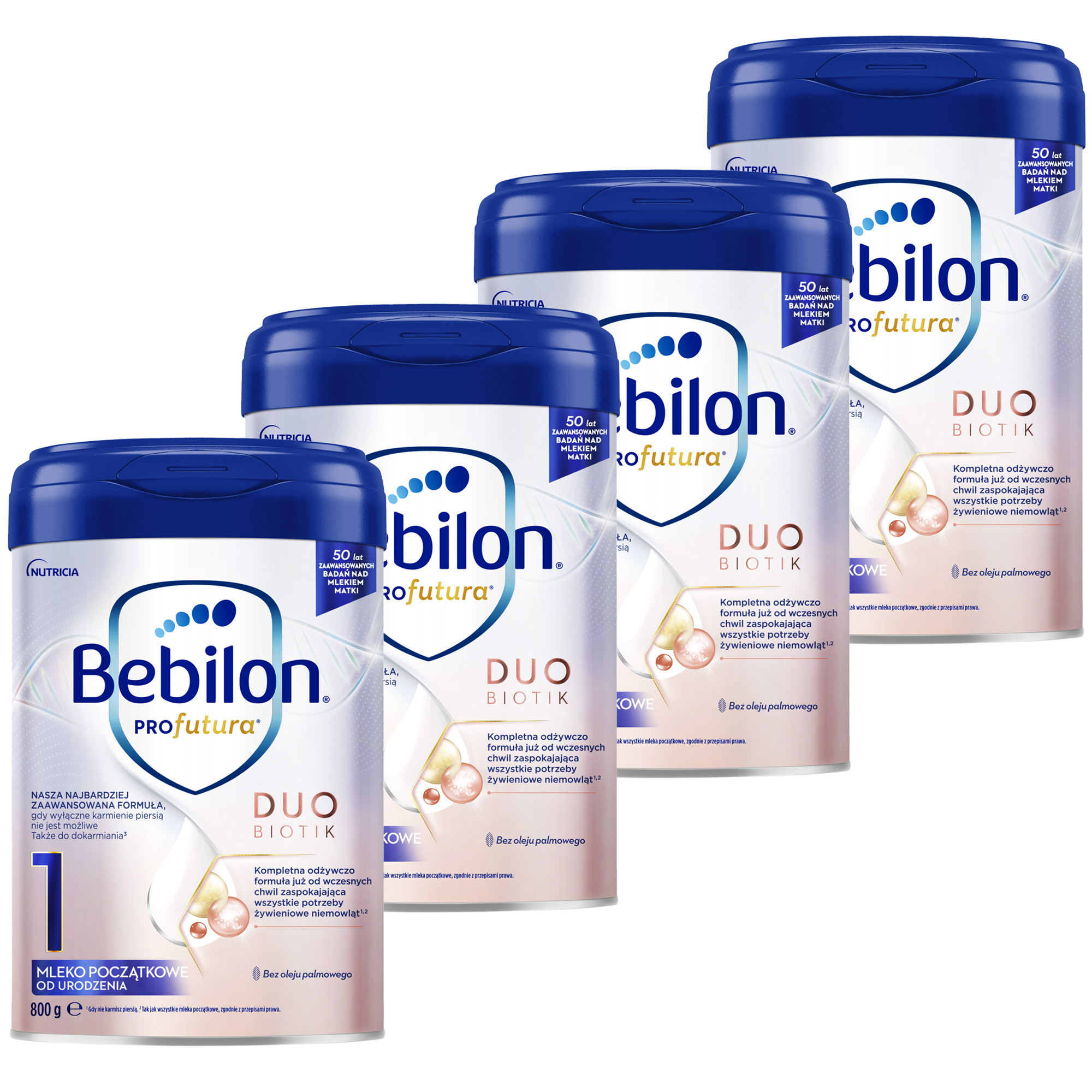 Bebilon PROfutura DUOBIOTIK 1 Mleko początkowe od urodzenia, proszek, 4 x 800 g zdjęcie