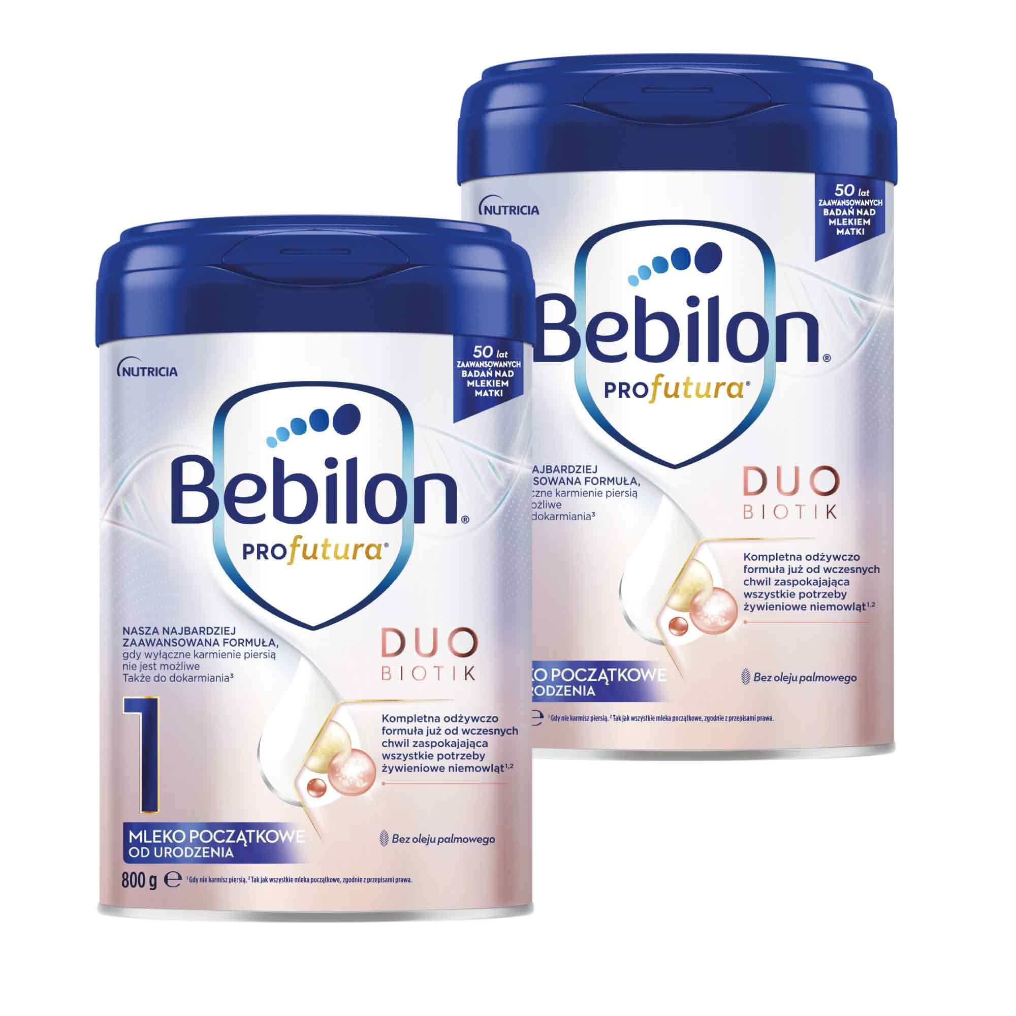Bebilon PROfutura DUOBIOTIK 1 Mleko początkowe od urodzenia, proszek, 2 x 800 g zdjęcie