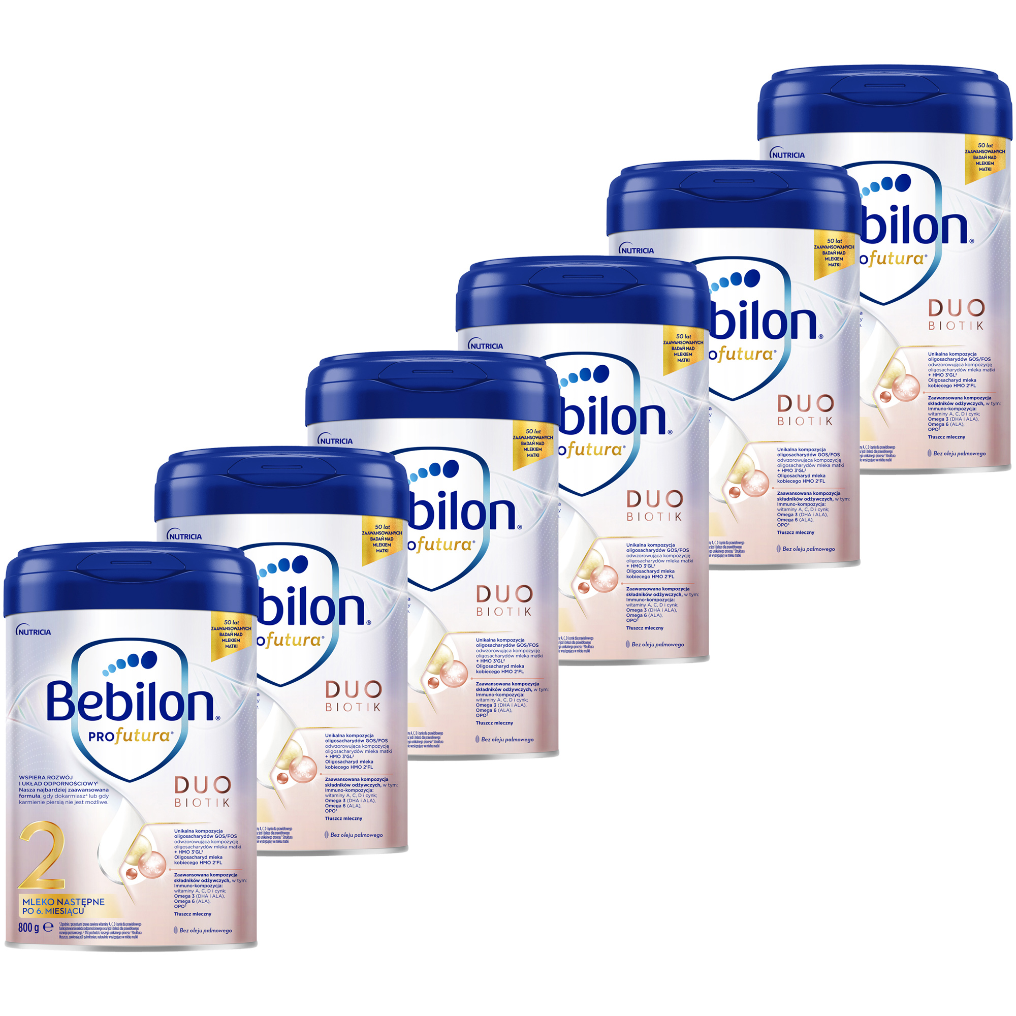 Bebilon PROfutura DUOBIOTIK 2 Mleko następne po 6. miesiącu, 800 g
