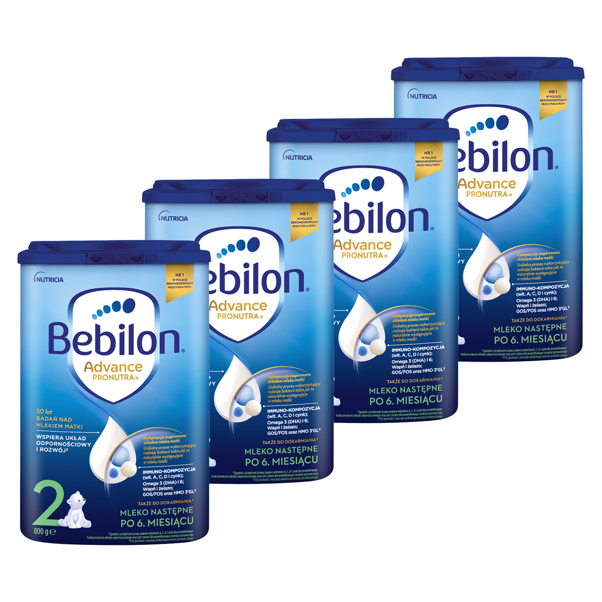 Bebilon 2 Advance Pronutra, mleko następne po 6. miesiącu, proszek, 800 g