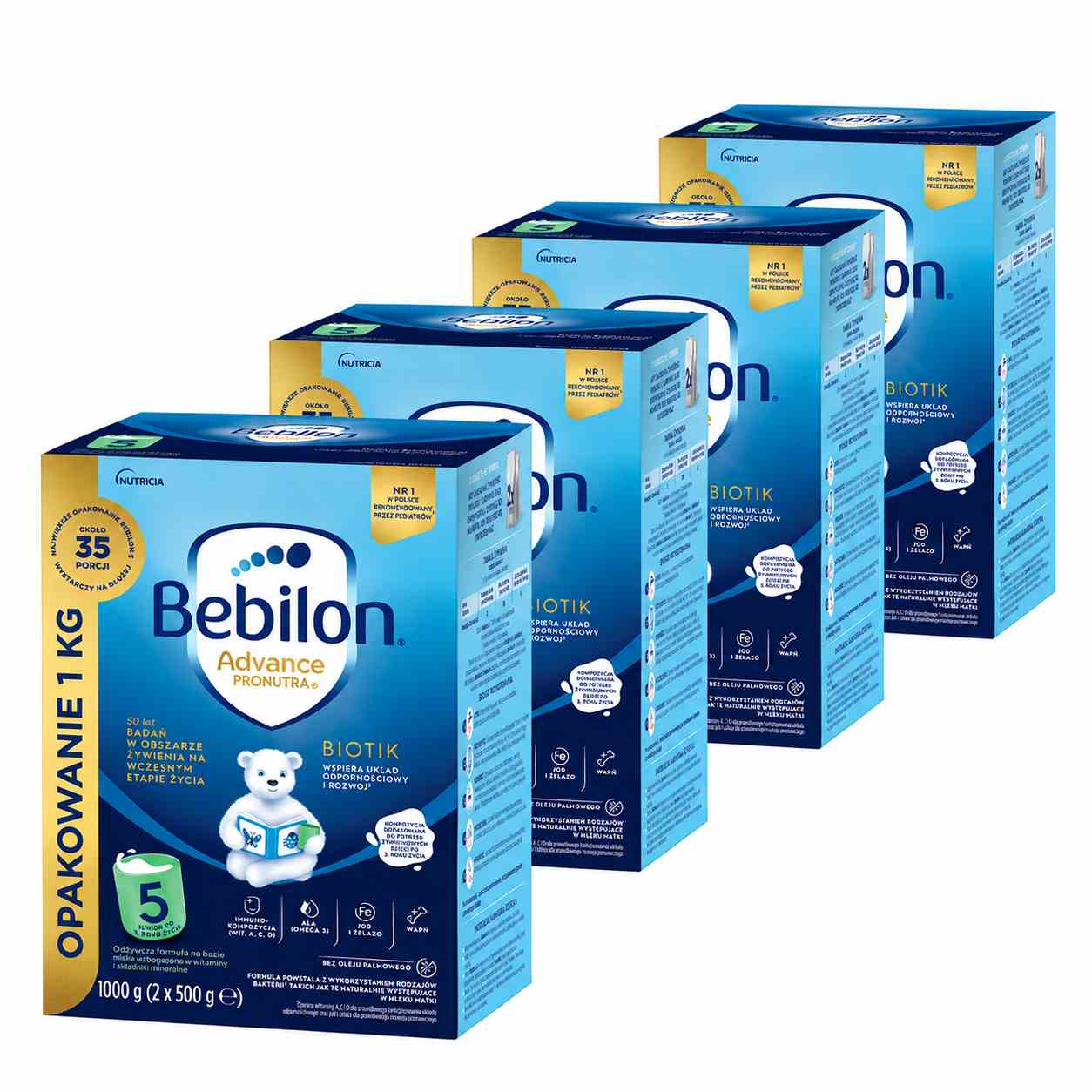 Bebilon 5 Advance Pronutra Biotik, 4 x 1000 g zdjęcie