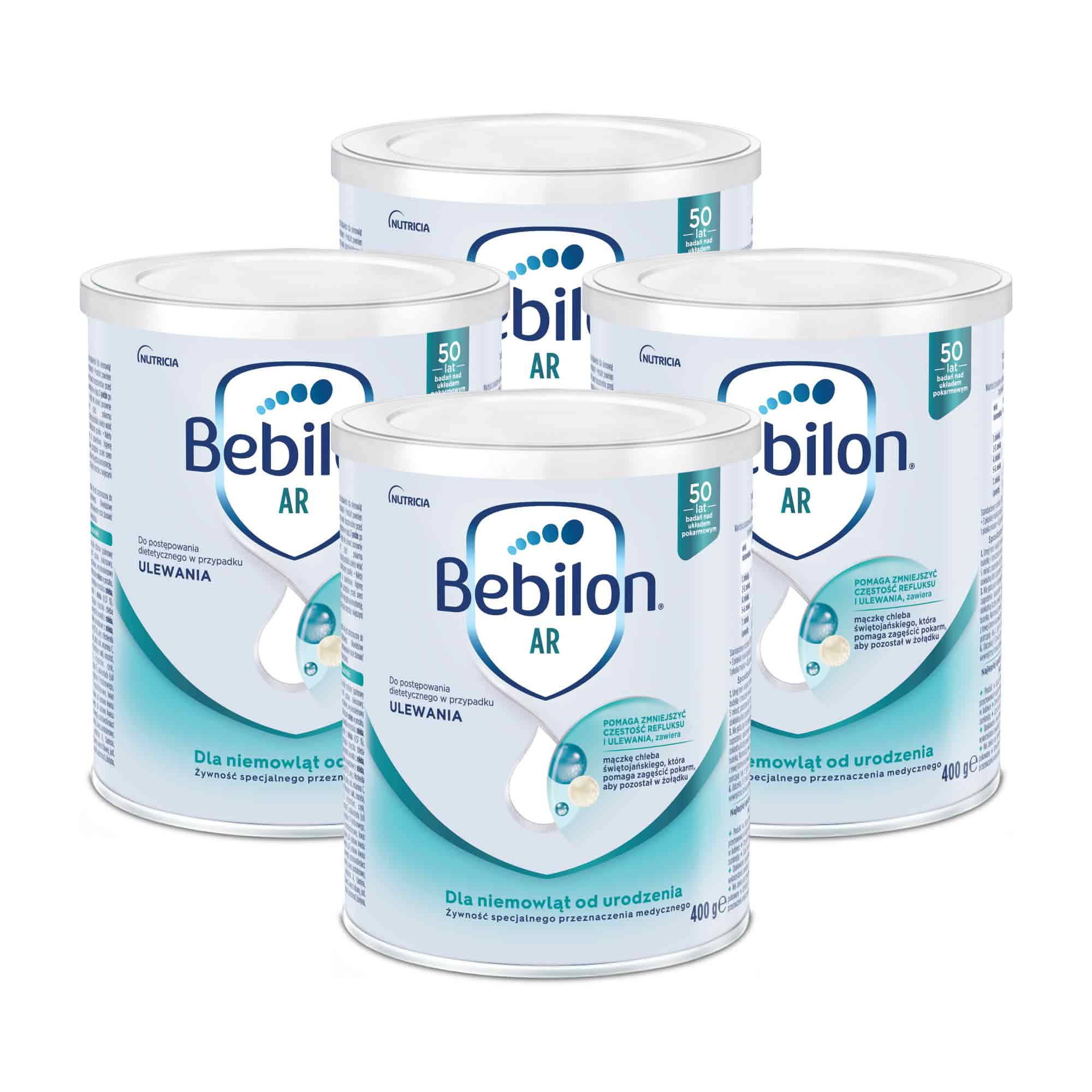 Bebilon AR, mleko początkowe przeciw ulewaniom od urodzenia, 4 x 400 g zdjęcie