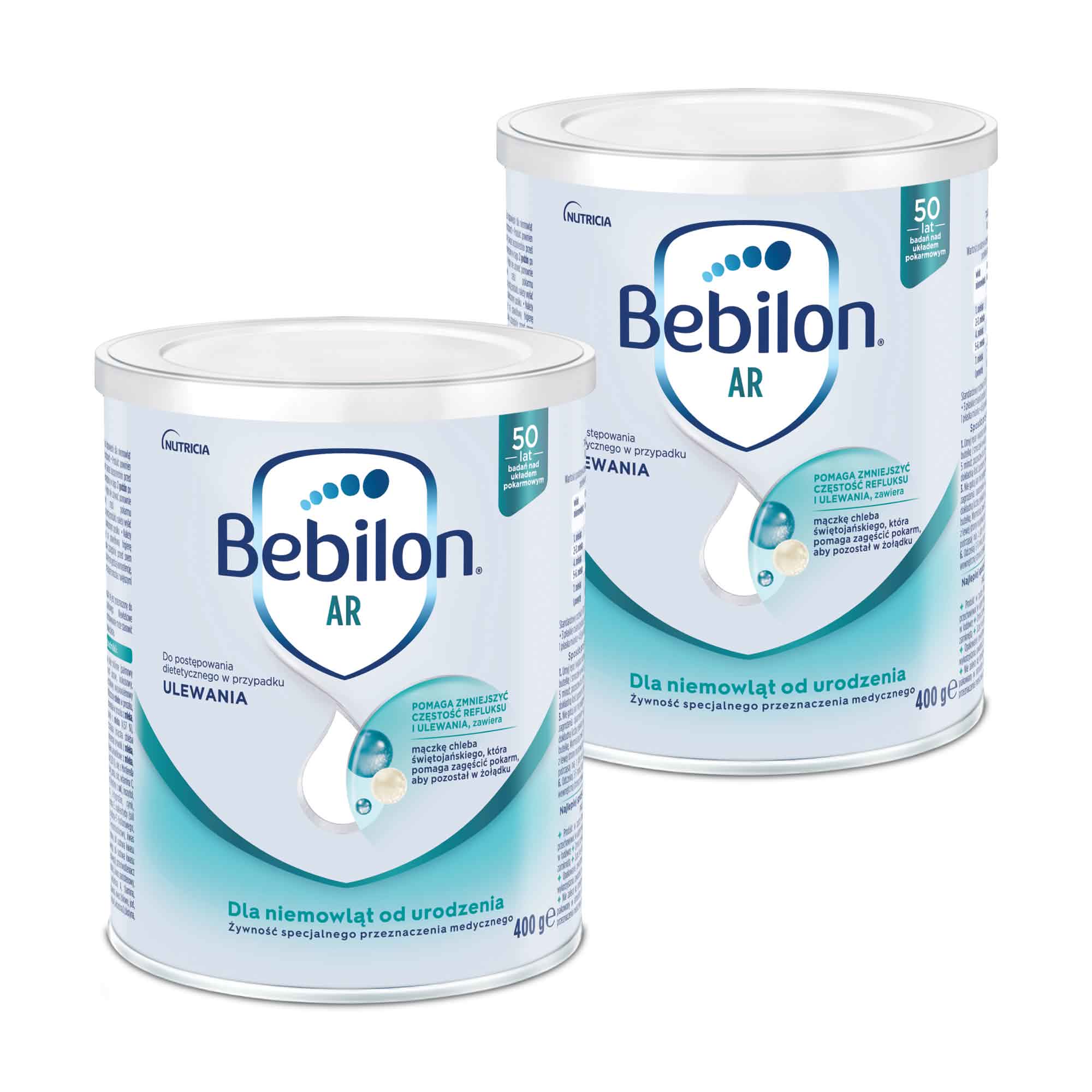 Bebilon AR, mleko początkowe przeciw ulewaniom od urodzenia, 2 x 400 g zdjęcie