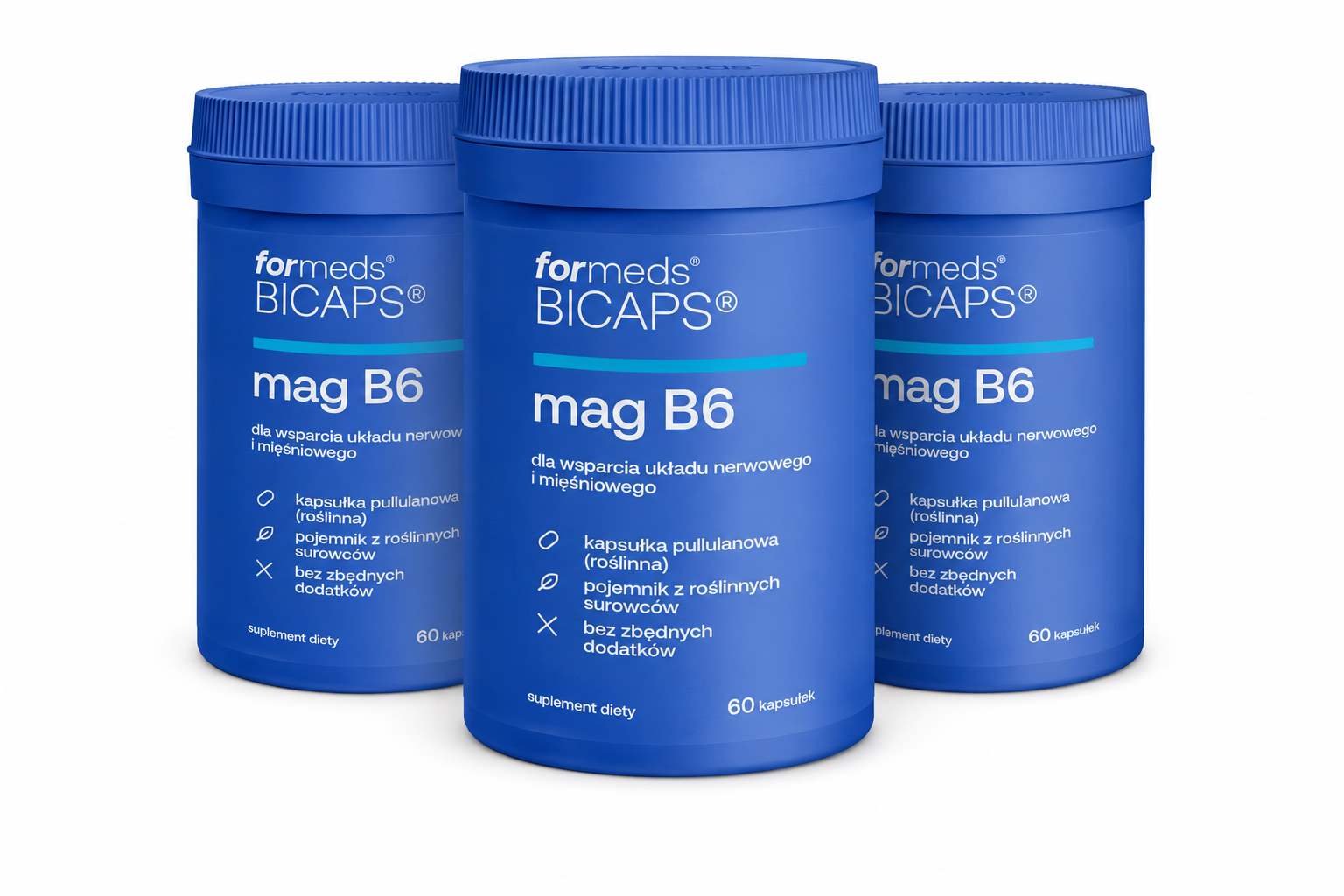 Bicaps, Mag B6, kapsułki, 3 x 60 sztuk