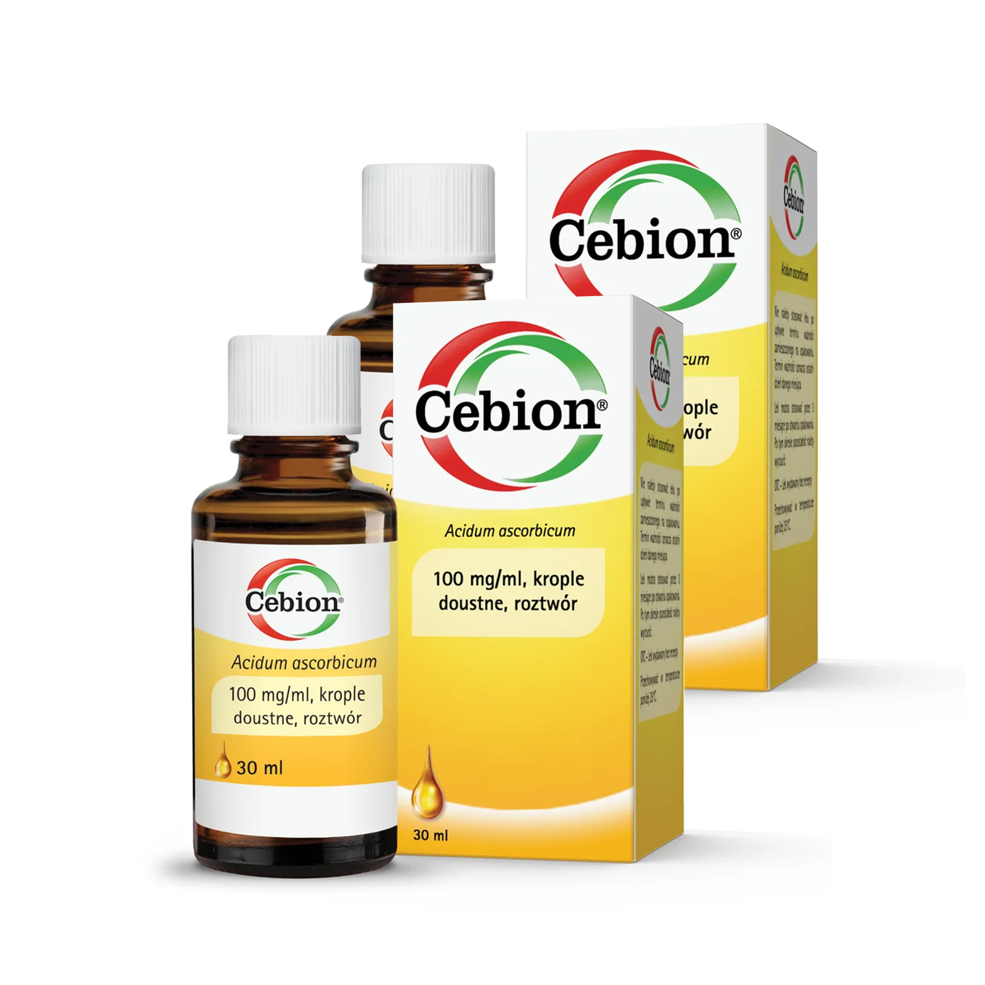 Cebion, 100 mg/ml, krople doustne, 2 x 30 ml zdjęcie