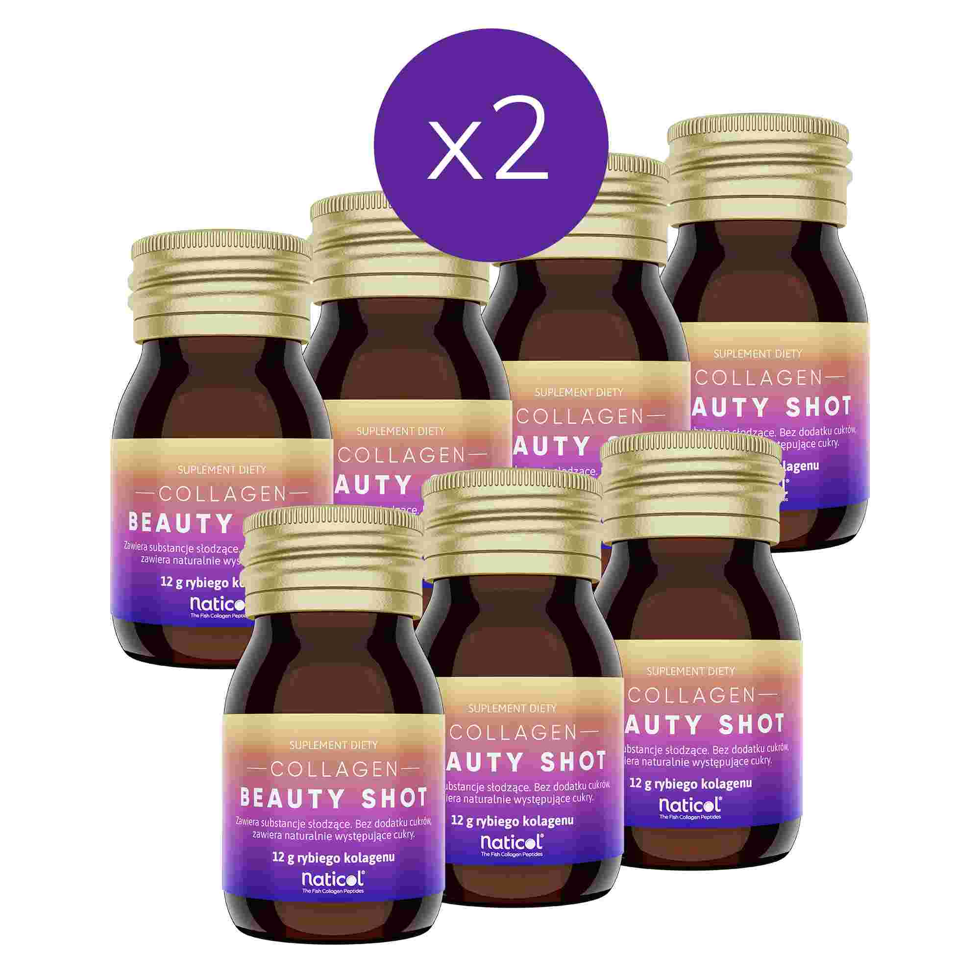 Collagen Beauty Shot, kolagen rybi do picia, 14 x 30 ml zdjęcie