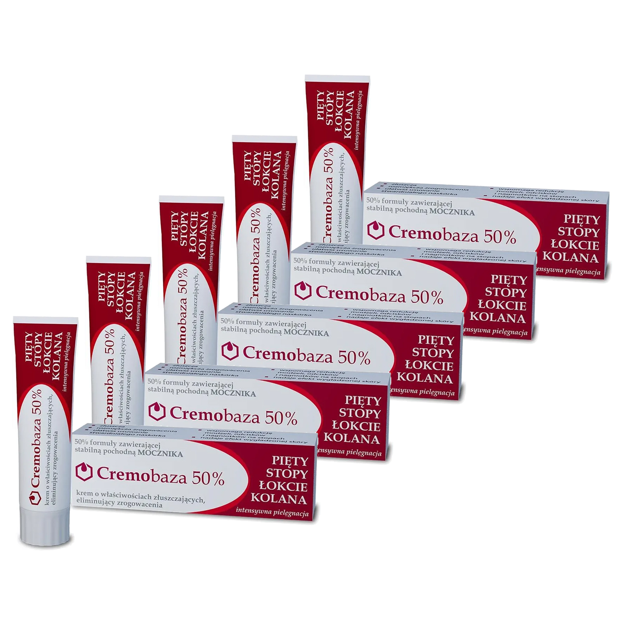 Cremobaza 50%, krem o właściwościach złuszczających, eliminujący zrogowacenia, 5 x 30 g zdjęcie