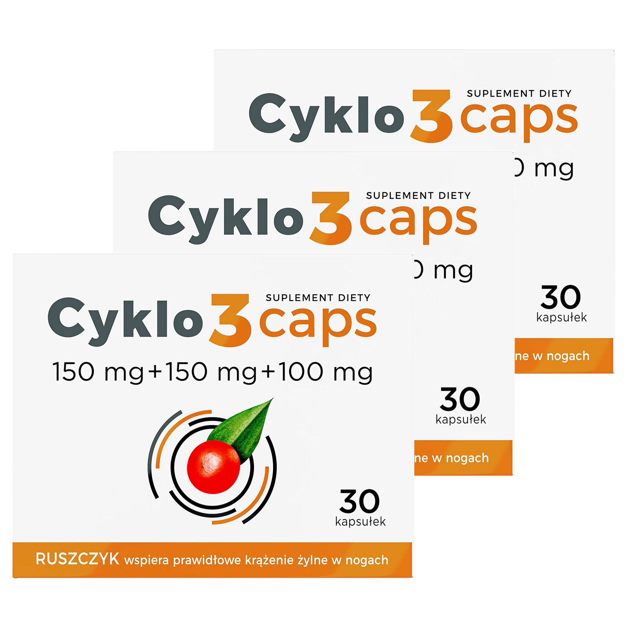Cyklo3caps, kapsułki, 3 x 30 sztuk