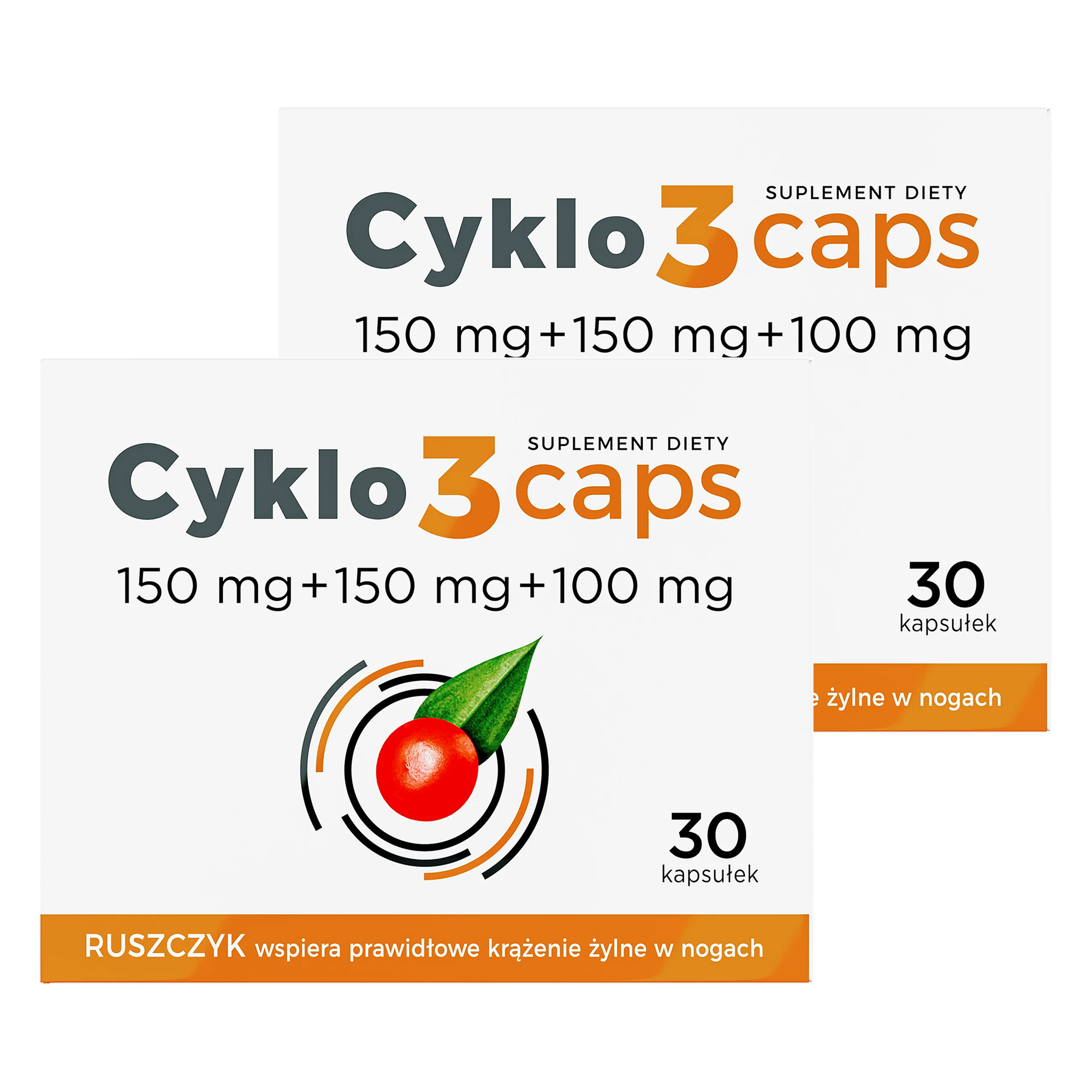 Cyklo3caps, kapsułki, 2 x 30 sztuk zdjęcie