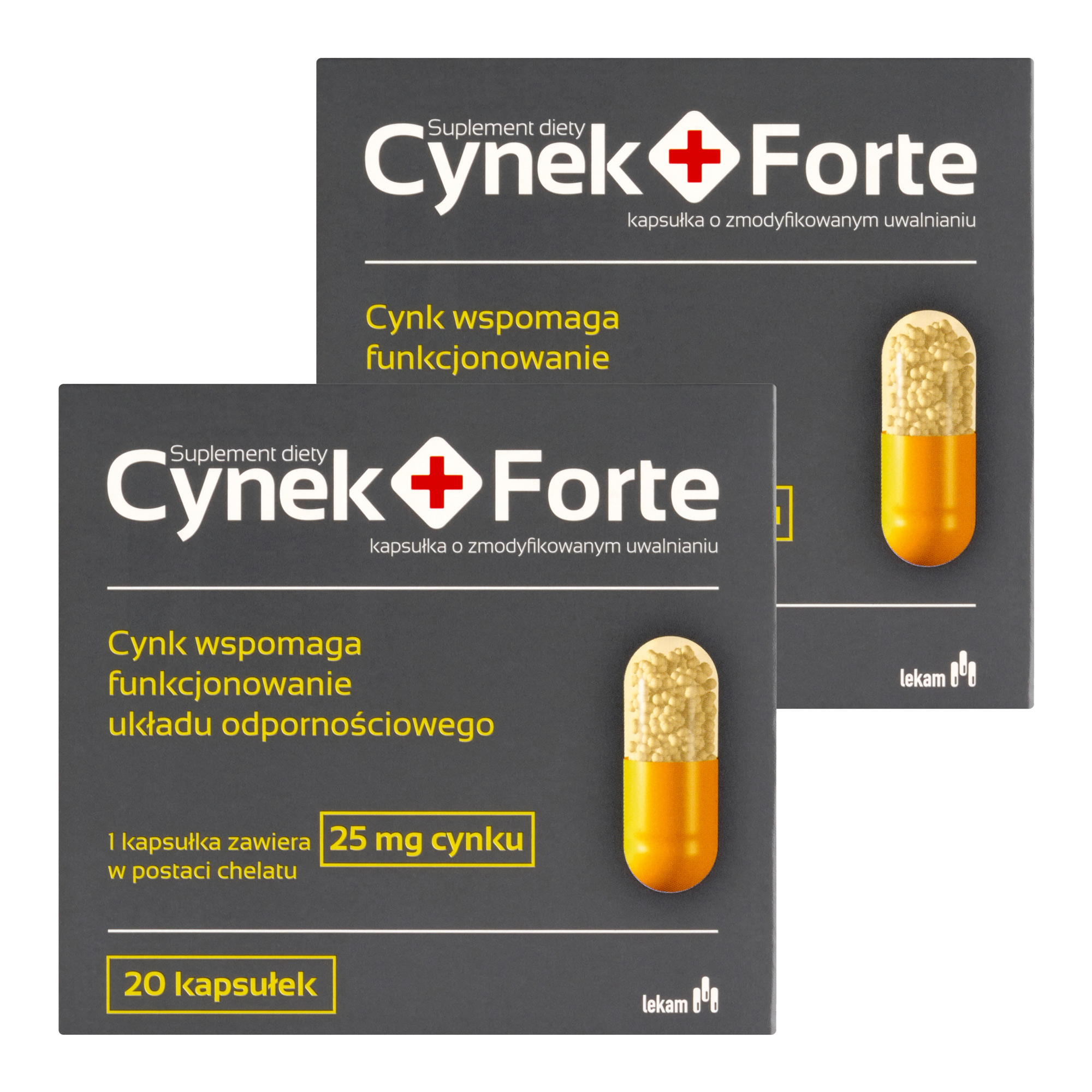 CYNEK+FORTE, 2 x 20 kapsułek zdjęcie