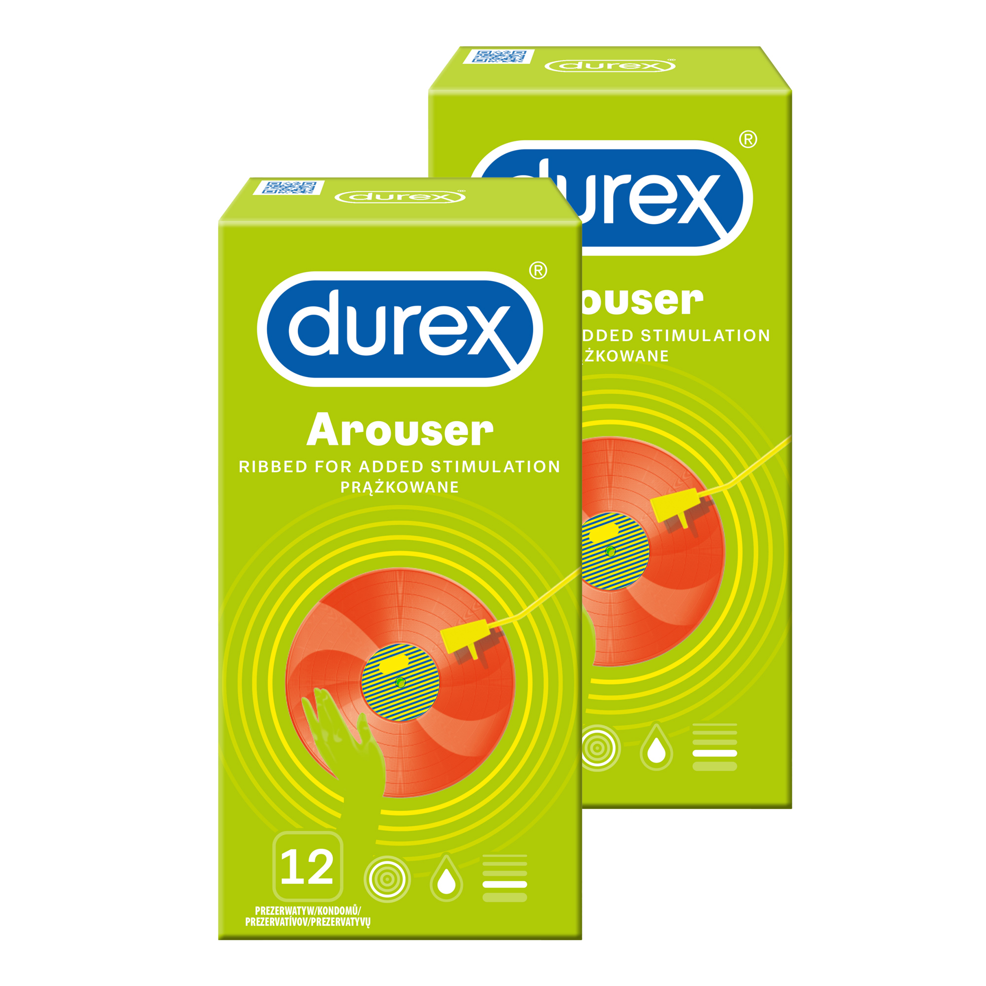 Durex Arouser prezerwatywy 12 sztuk