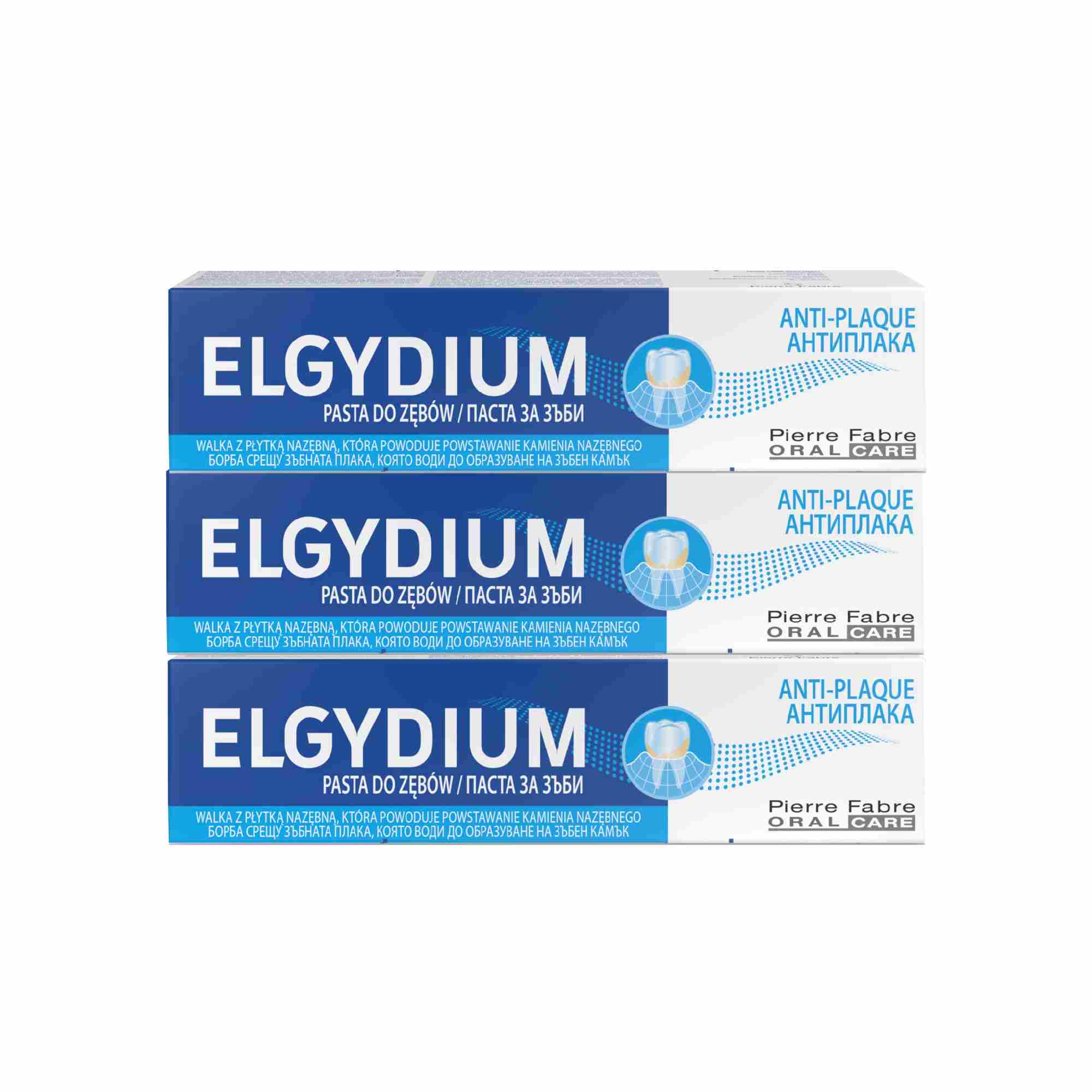 Elgydium Anti Plaque, pasta do zębów, 75 ml