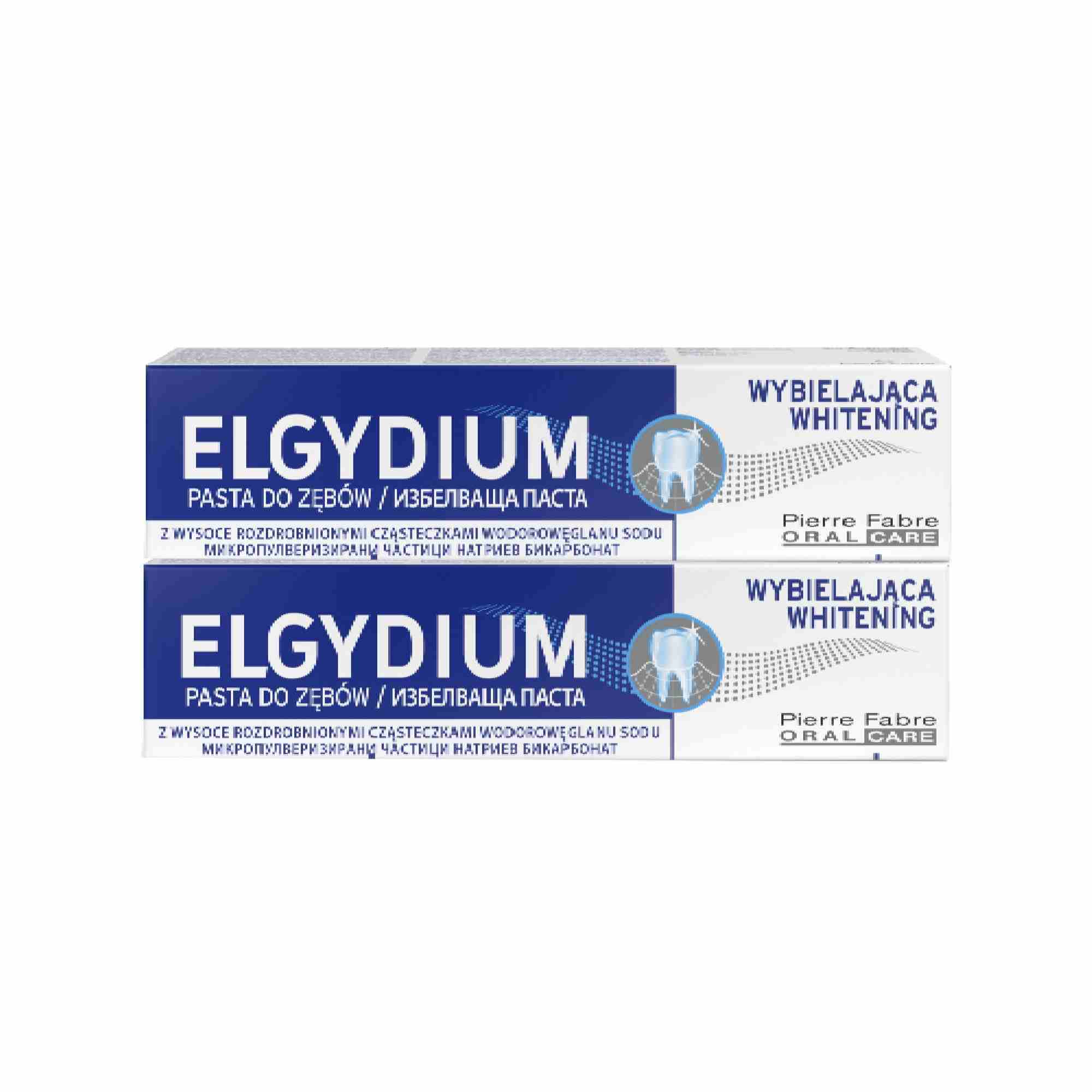 Elgydium, pasta do zębów wybielająca, 2 x 75 ml zdjęcie