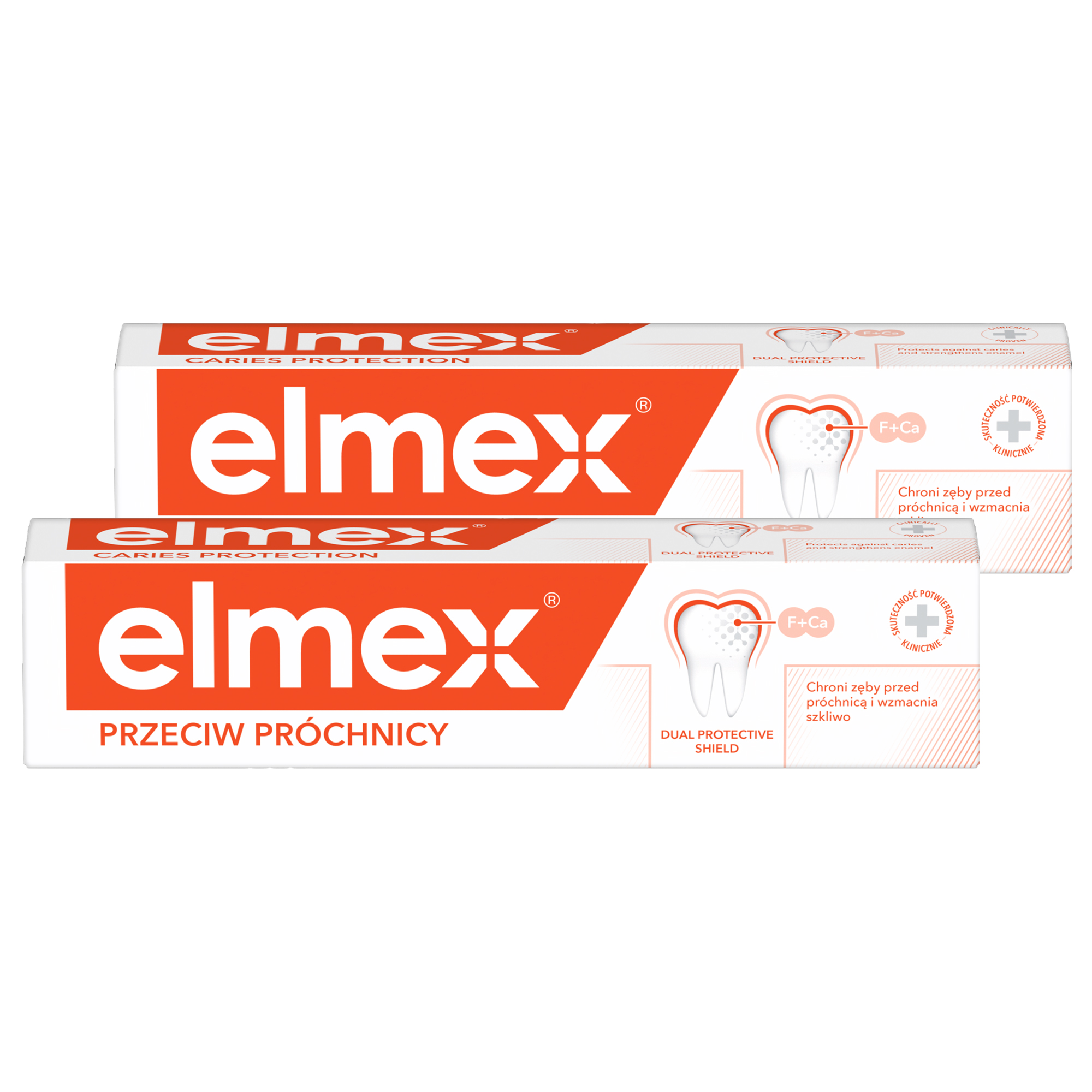 Elmex, pasta do zębów przeciw próchnicy, 2 x 75 ml zdjęcie