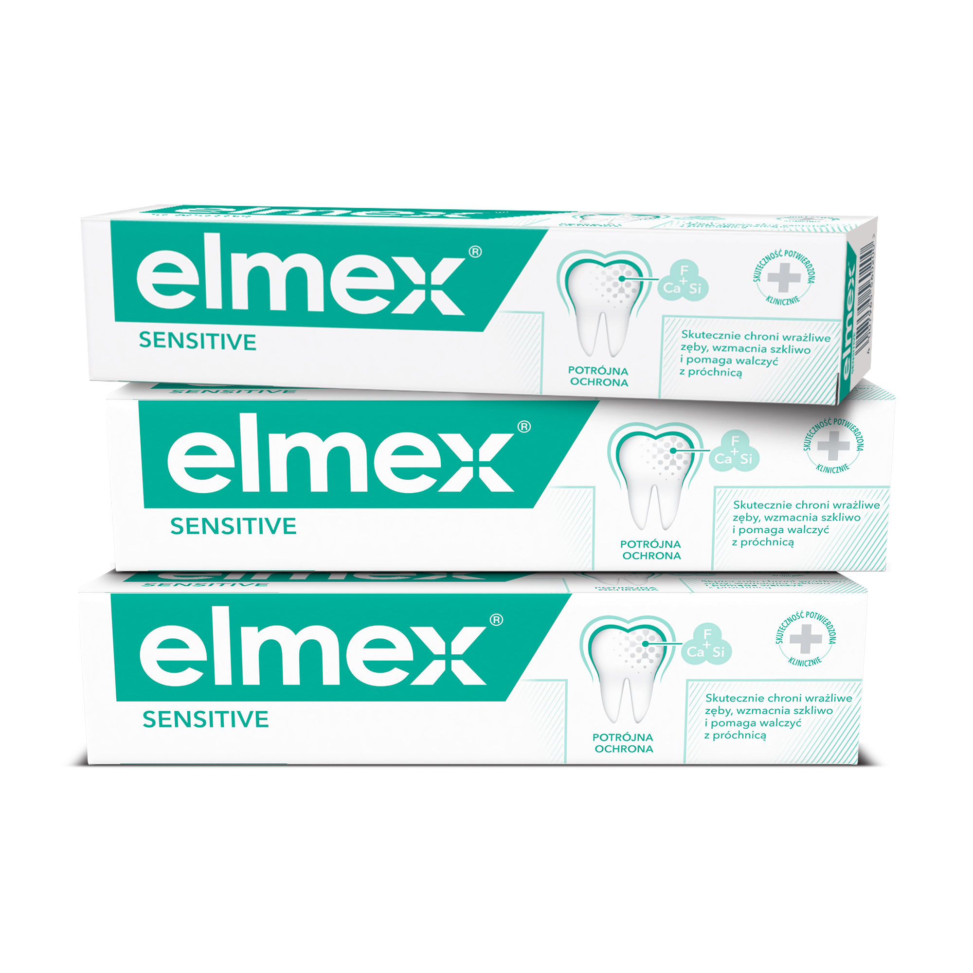 Elmex Sensitive, pasta do zębów, 3 x 75 ml zdjęcie