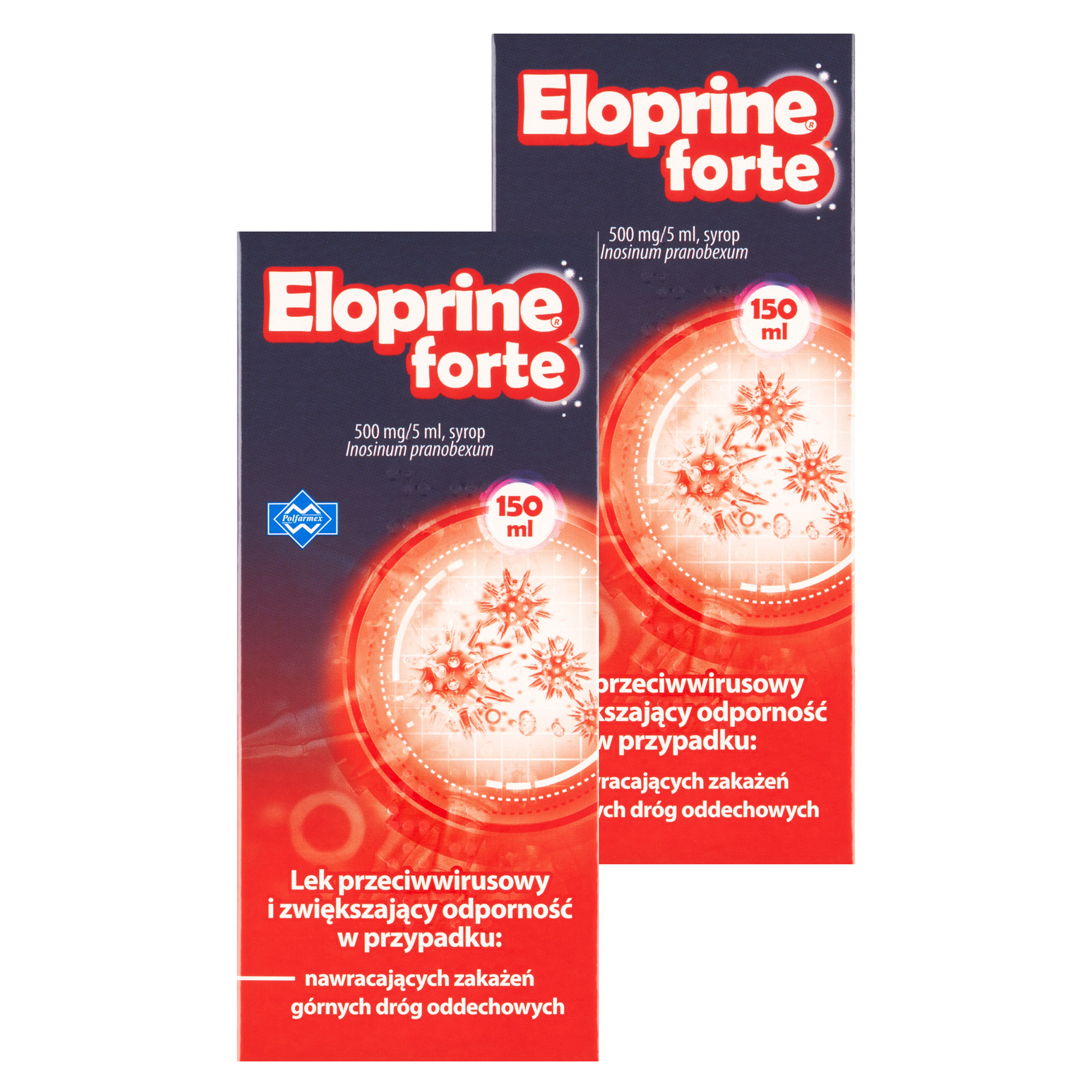 ELOPRINE FORTE, syrop 0,5 g/5 ml, 2 x 150 ml zdjęcie