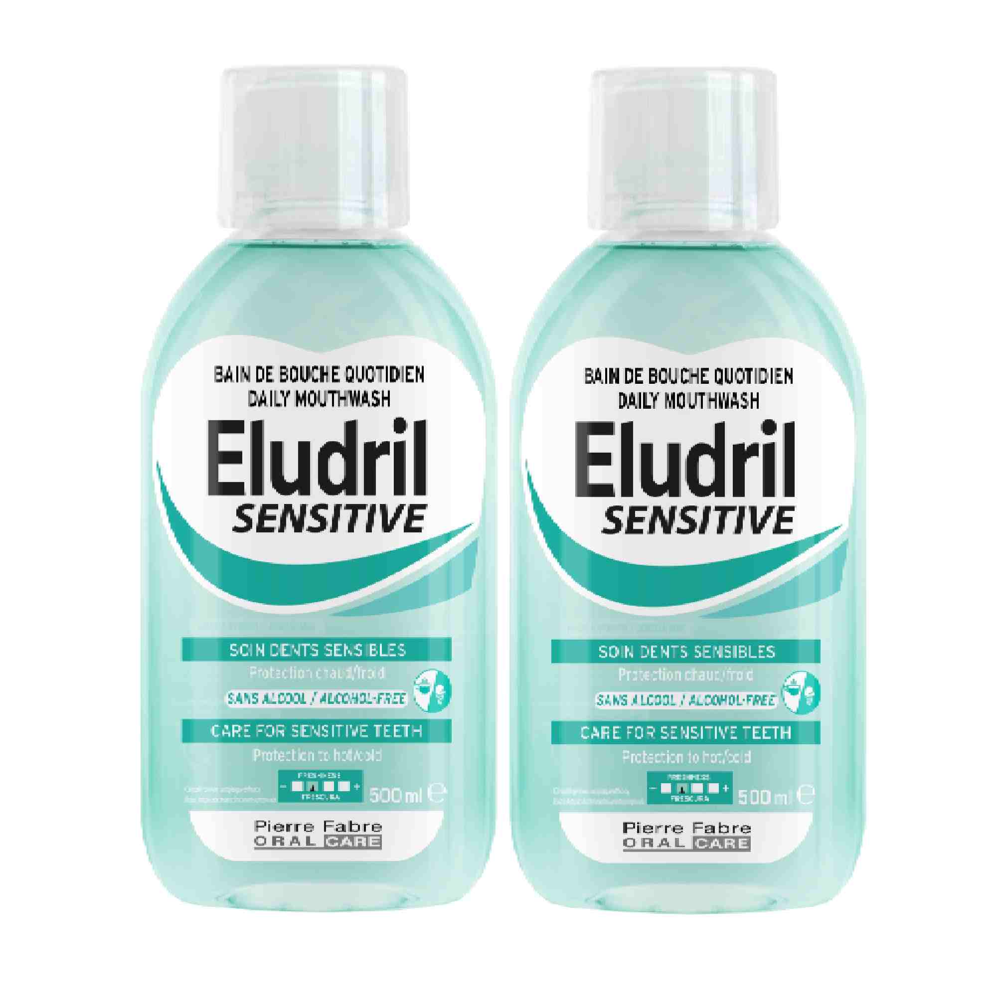 Eludril Sensitive Płyn do płukania jamy ustnej, 2 x 500 ml zdjęcie