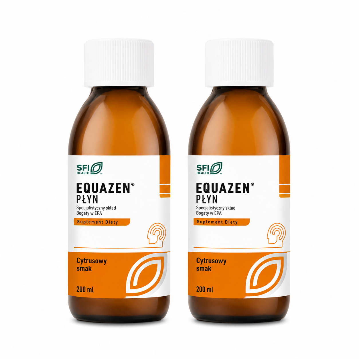 Equazen, płyn o smaku cytrusowym, 2 x 200 ml zdjęcie