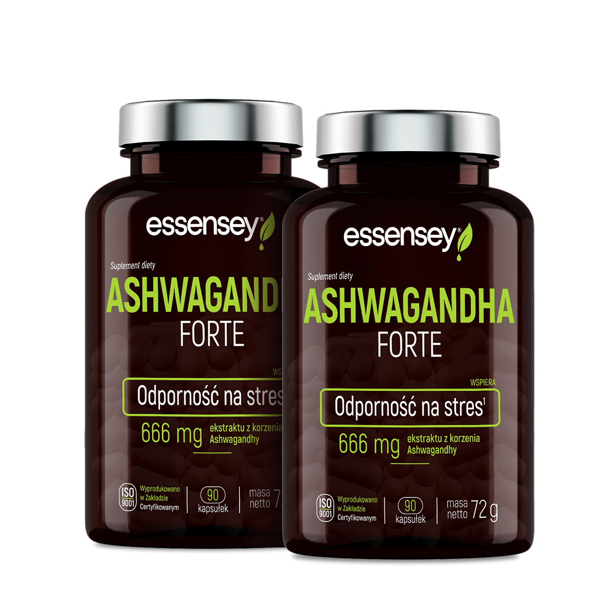 Essensey Ashwagandha Forte, kapsułki, 90 sztuk