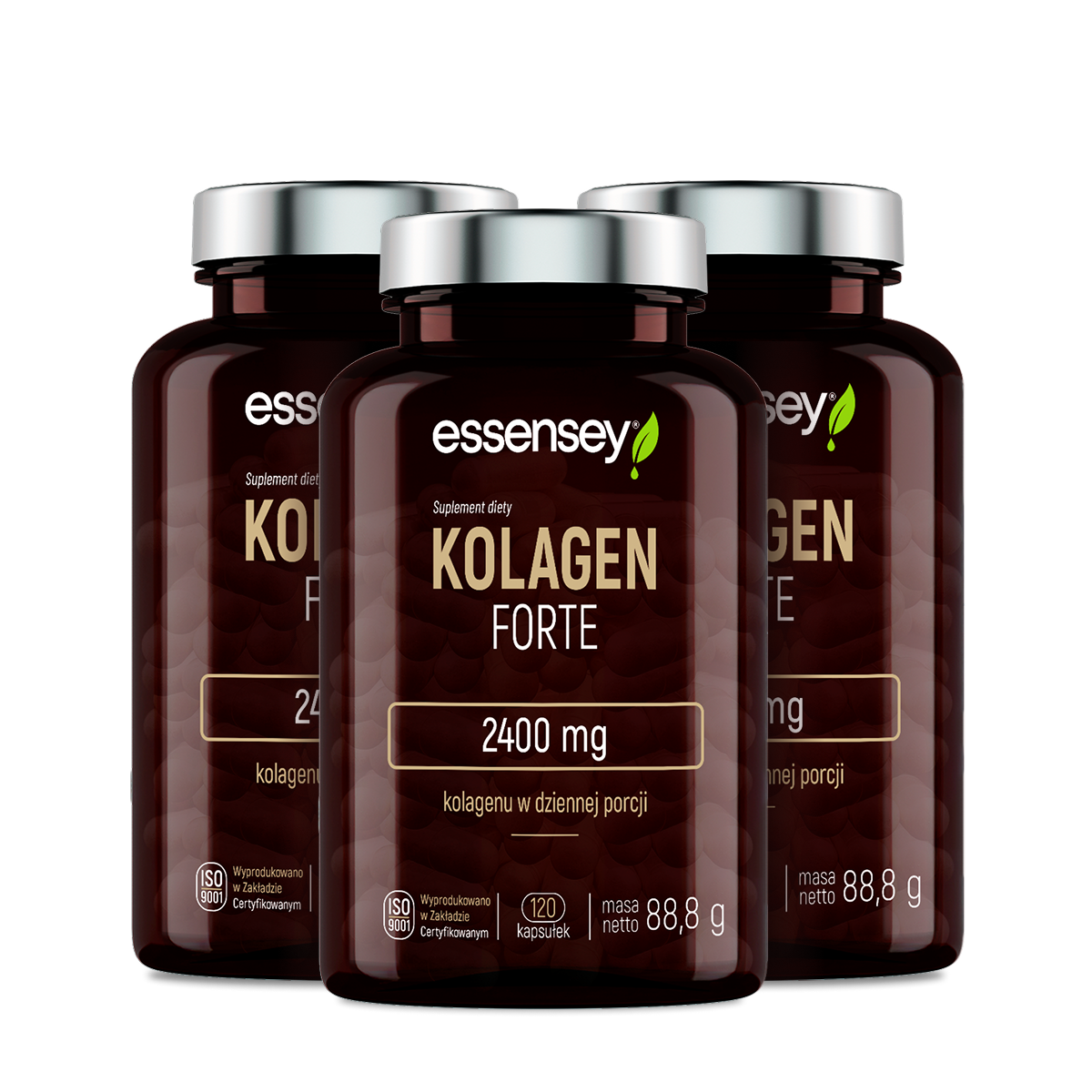 Essensey Kolagen Forte, kapsułki, 3 x 120 sztuk zdjęcie
