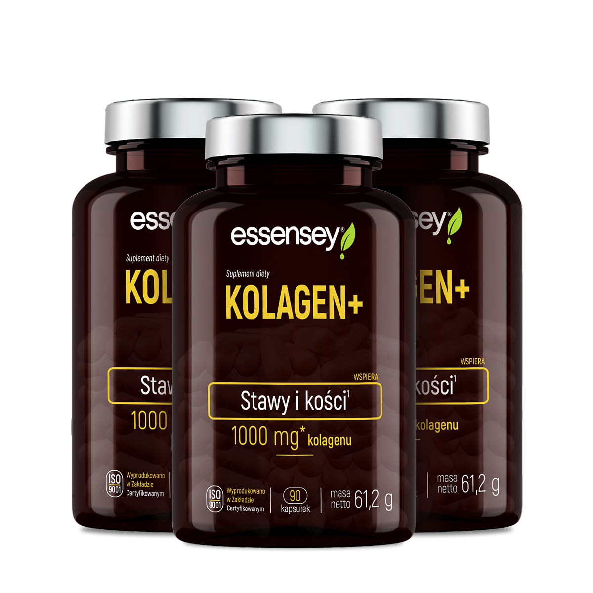 Essensey Kolagen+, kapsułki, 3 x 90 sztuk zdjęcie