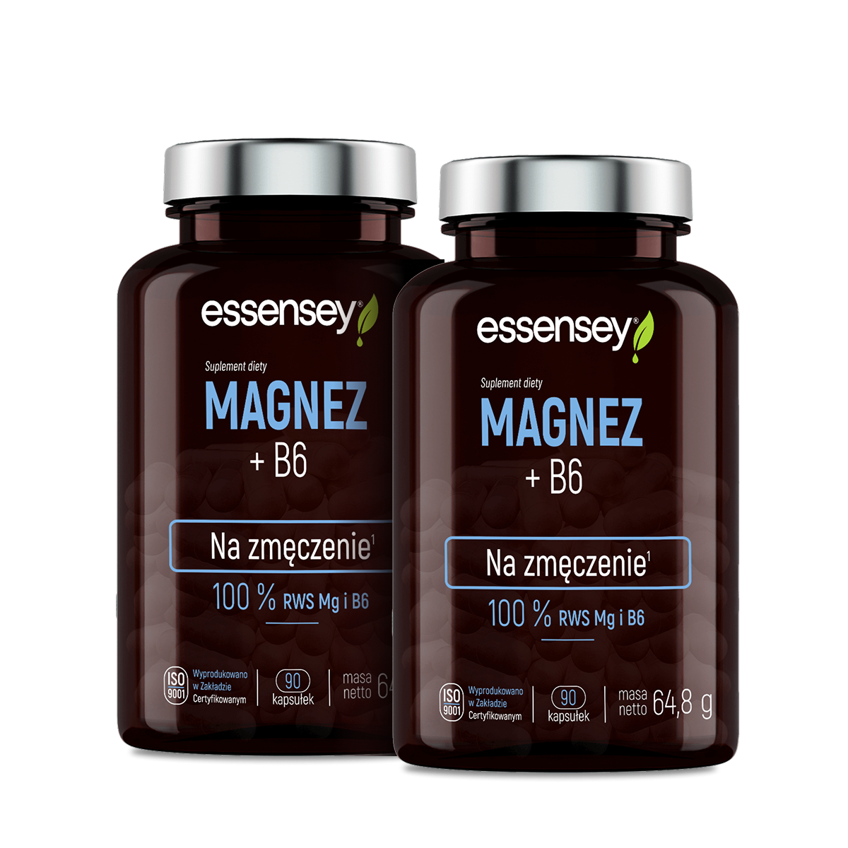 Essensey Magnez + B6, kapsułki, 2 x 90 sztuk zdjęcie