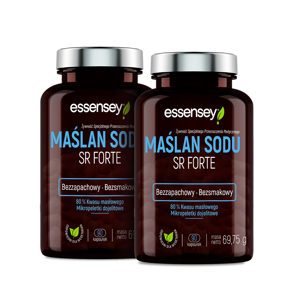 Essensey Maślan Sodu Sr Forte, kapsułki, 2 x 90 sztuk zdjęcie