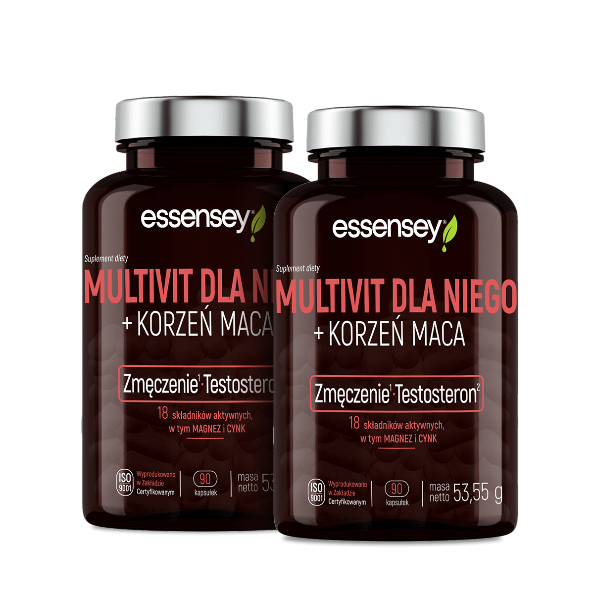 Essensey Multivit Dla Niego + Korzeń Maca, kapsułki, 2 x 90 sztuki zdjęcie